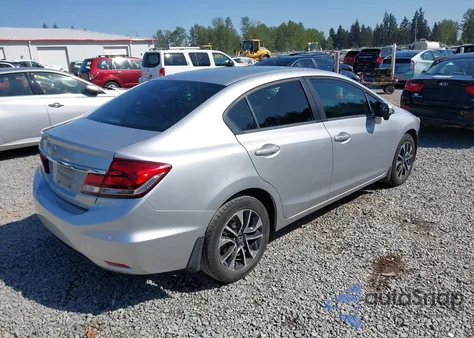 2015 Honda Civic Ex из США, поврежденный, VIN 19XFB2F80FE108289